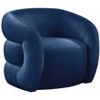 Meridian Furniture Roxbury Navy Velvet Accent Chair