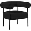 Meridian Furniture Blake Black Boucle Fabric Accent Chair