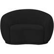Meridian Furniture Hyde Black Boucle Fabric Chair