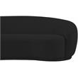 Meridian Furniture Hyde Black Boucle Fabric Sofa