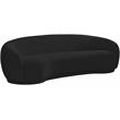 Meridian Furniture Hyde Black Boucle Fabric Sofa