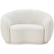 Meridian Furniture Hyde Cream Boucle Fabric Chair