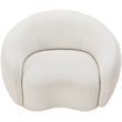 Meridian Furniture Hyde Cream Boucle Fabric Chair