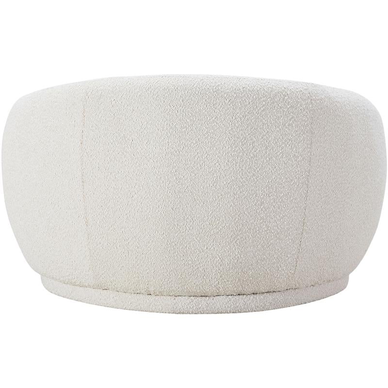 Meridian Furniture Hyde Cream Boucle Fabric Chair