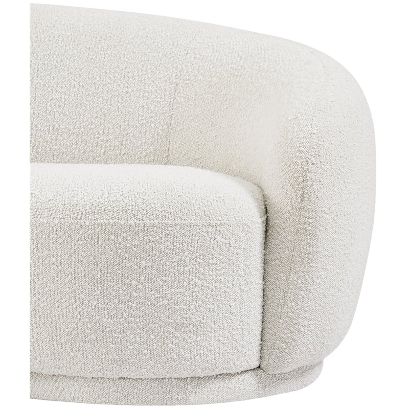 Meridian Furniture Hyde Cream Boucle Fabric Chair