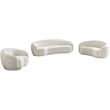 Meridian Furniture Hyde Cream Boucle Fabric Chair