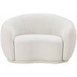 Meridian Furniture Hyde Cream Boucle Fabric Chair