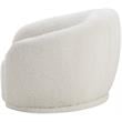 Meridian Furniture Hyde Cream Boucle Fabric Chair