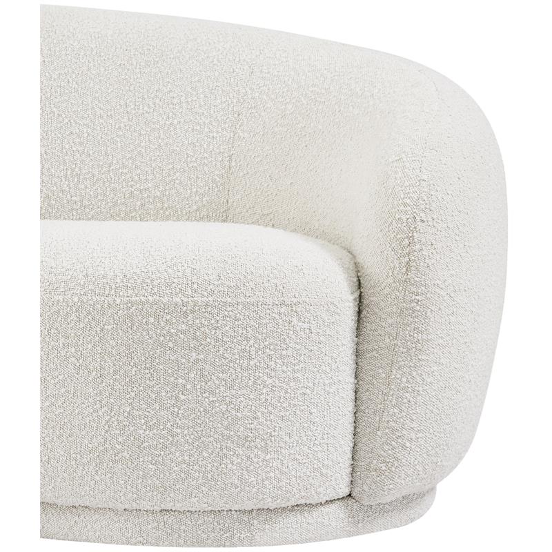Meridian Furniture Hyde Cream Boucle Fabric Chair