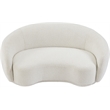 Meridian Furniture Hyde Cream Boucle Fabric Loveseat