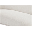 Meridian Furniture Hyde Cream Boucle Fabric Loveseat