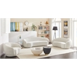 Meridian Furniture Hyde Cream Boucle Fabric Loveseat