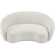 Meridian Furniture Hyde Cream Boucle Fabric Loveseat