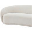 Meridian Furniture Hyde Cream Boucle Fabric Loveseat