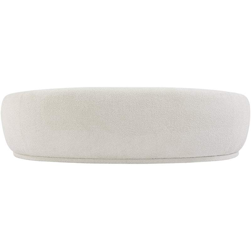 Meridian Furniture Hyde Cream Boucle Fabric Sofa