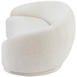 Meridian Furniture Hyde Cream Boucle Fabric Sofa