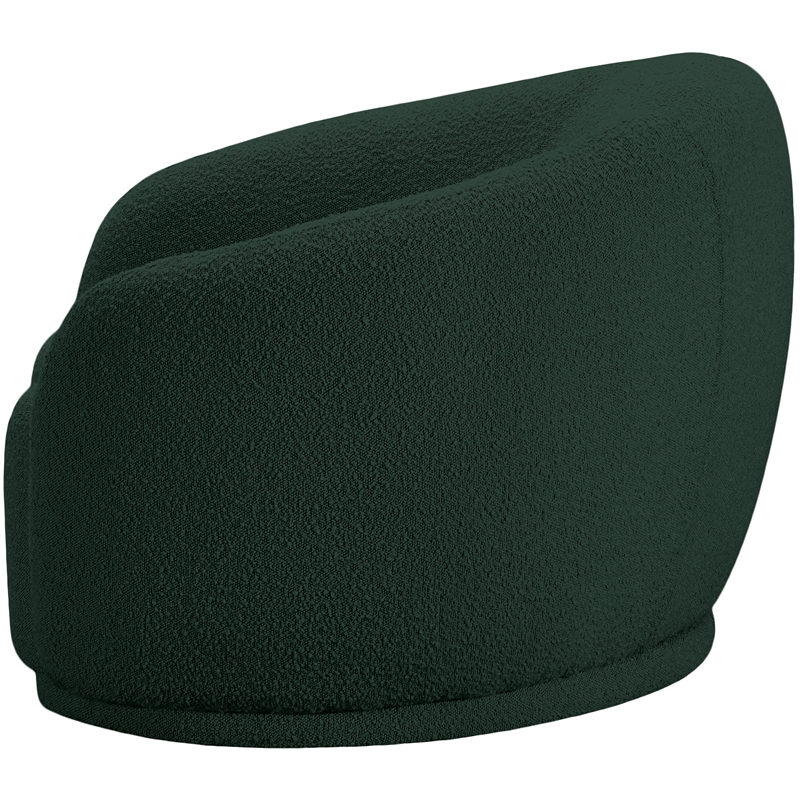 Meridian Furniture Hyde Green Boucle Fabric Chair