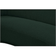 Meridian Furniture Hyde Green Boucle Fabric Loveseat
