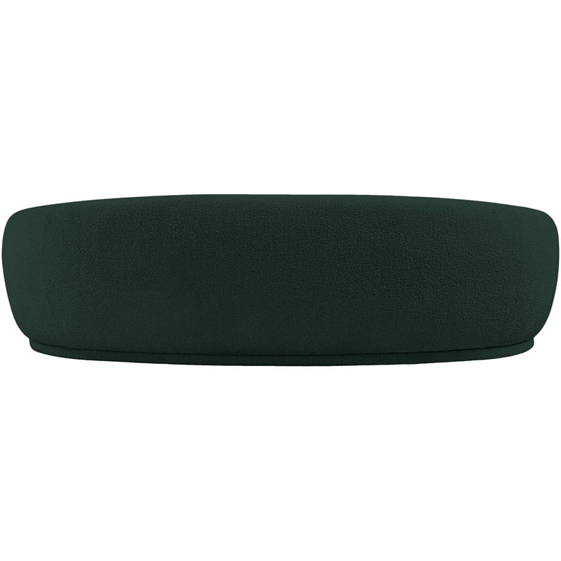 Meridian Furniture Hyde Green Boucle Fabric Sofa