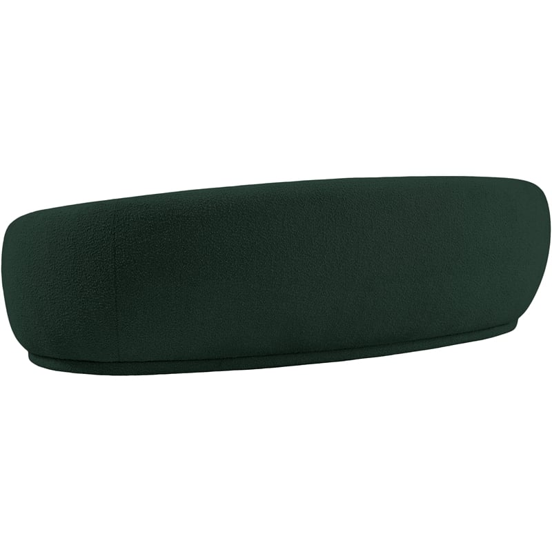 Meridian Furniture Hyde Green Boucle Fabric Sofa