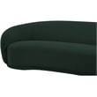 Meridian Furniture Hyde Green Boucle Fabric Sofa