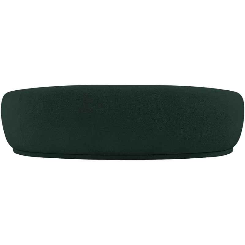 Meridian Furniture Hyde Green Boucle Fabric Sofa