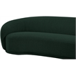Meridian Furniture Hyde Green Boucle Fabric Sofa