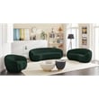 Meridian Furniture Hyde Green Boucle Fabric Sofa