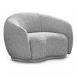Meridian Furniture Hyde Grey Boucle Fabric Chair