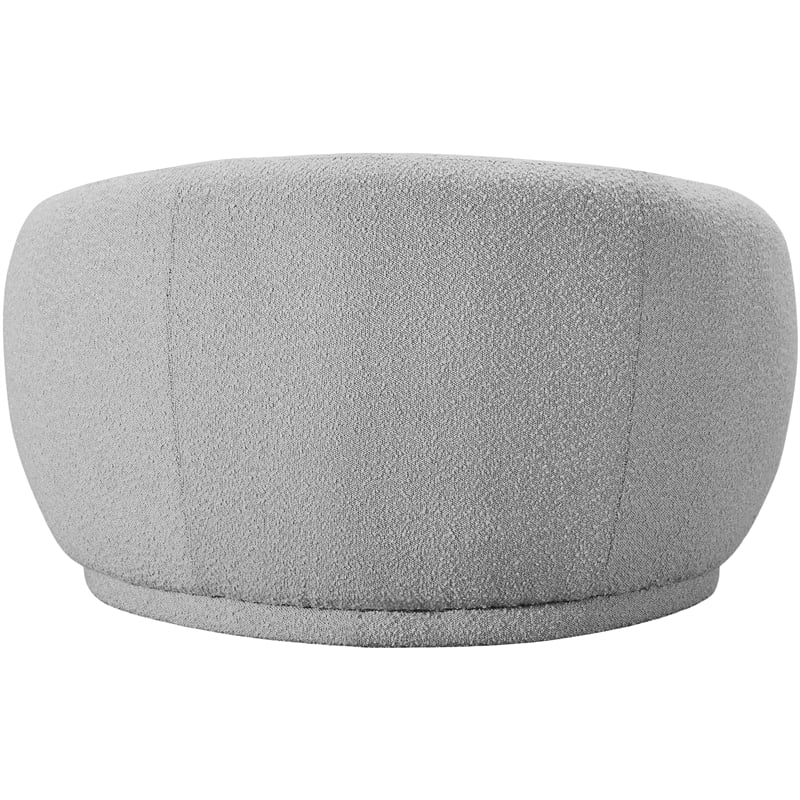 Meridian Furniture Hyde Grey Boucle Fabric Chair