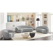 Meridian Furniture Hyde Grey Boucle Fabric Chair