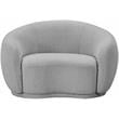 Meridian Furniture Hyde Grey Boucle Fabric Chair