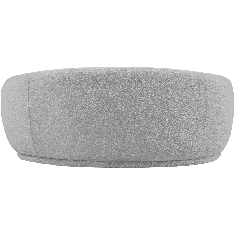 Meridian Furniture Hyde Grey Boucle Fabric Loveseat