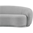 Meridian Furniture Hyde Grey Boucle Fabric Loveseat
