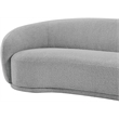 Meridian Furniture Hyde Grey Boucle Fabric Loveseat