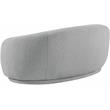 Meridian Furniture Hyde Grey Boucle Fabric Loveseat