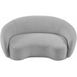 Meridian Furniture Hyde Grey Boucle Fabric Loveseat