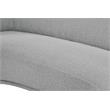 Meridian Furniture Hyde Grey Boucle Fabric Loveseat