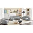 Meridian Furniture Hyde Grey Boucle Fabric Sofa