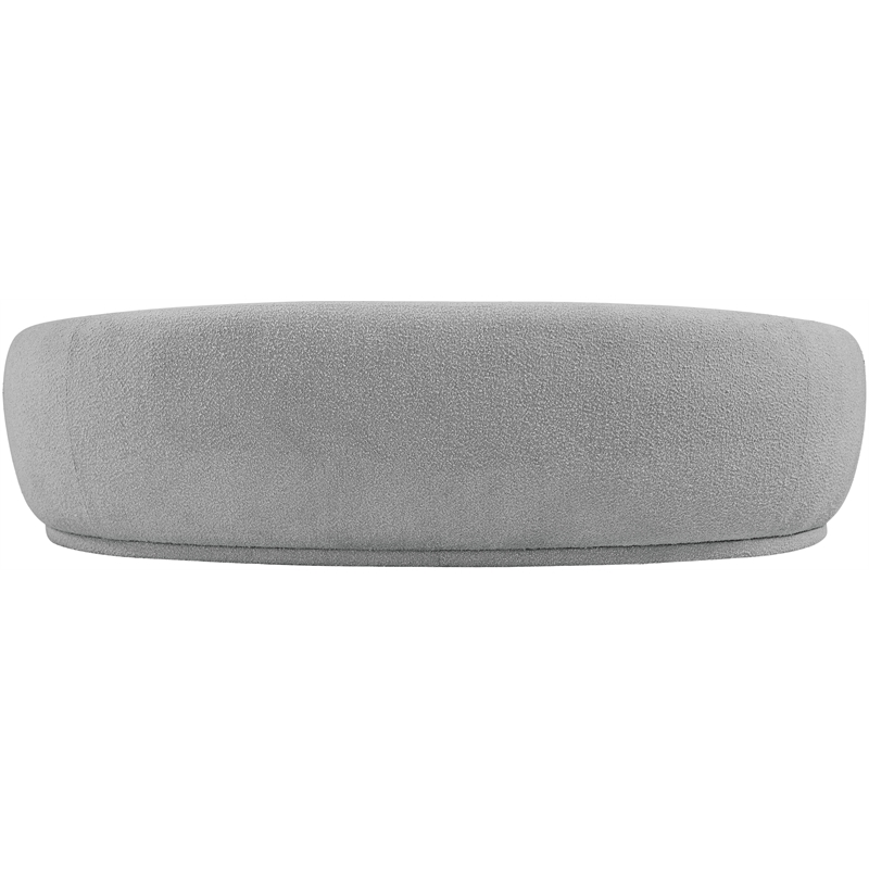 Meridian Furniture Hyde Grey Boucle Fabric Sofa