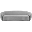 Meridian Furniture Hyde Grey Boucle Fabric Sofa