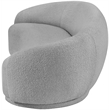 Meridian Furniture Hyde Grey Boucle Fabric Sofa