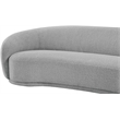 Meridian Furniture Hyde Grey Boucle Fabric Sofa