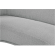 Meridian Furniture Hyde Grey Boucle Fabric Sofa