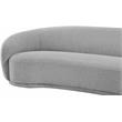 Meridian Furniture Hyde Grey Boucle Fabric Sofa