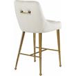 Meridian Furniture Owen Cream Velvet Stool (Set of 2)