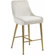 Meridian Furniture Owen Cream Velvet Stool (Set of 2)