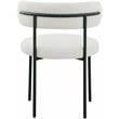 Meridian Furniture Beacon Cream Boucle Fabric Dining Chair