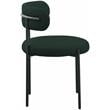 Meridian Furniture Beacon Green Boucle Fabric Dining Chair