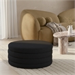Meridian Furniture Aphia Black Boucle Fabric Ottoman/Coffee Table